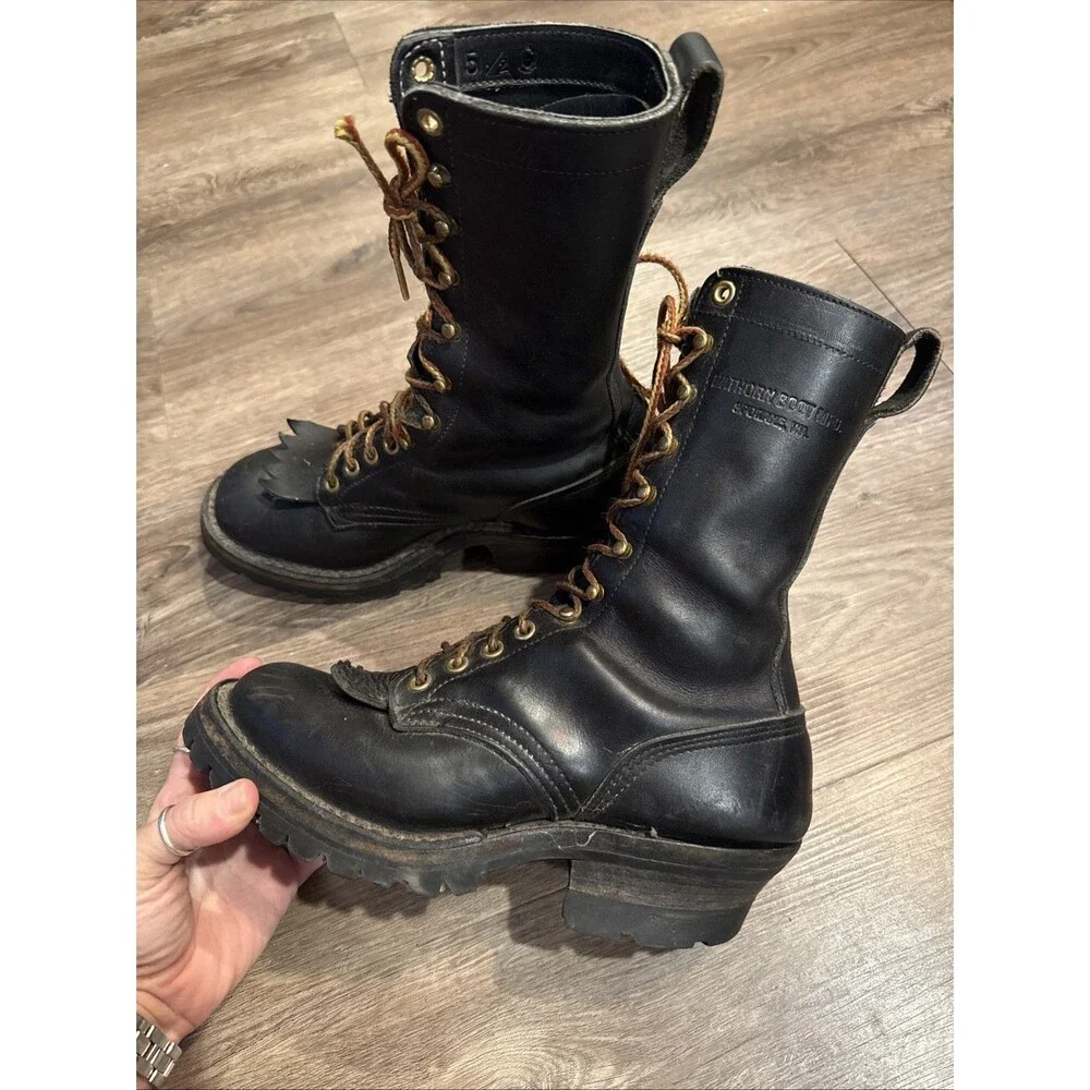 White’s Hathorn Hi-Line Explorer Smokejumper Wildland FF Boots Size 5.5 Men’s